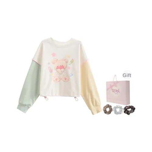 SNBL Белый Женский Свитшот