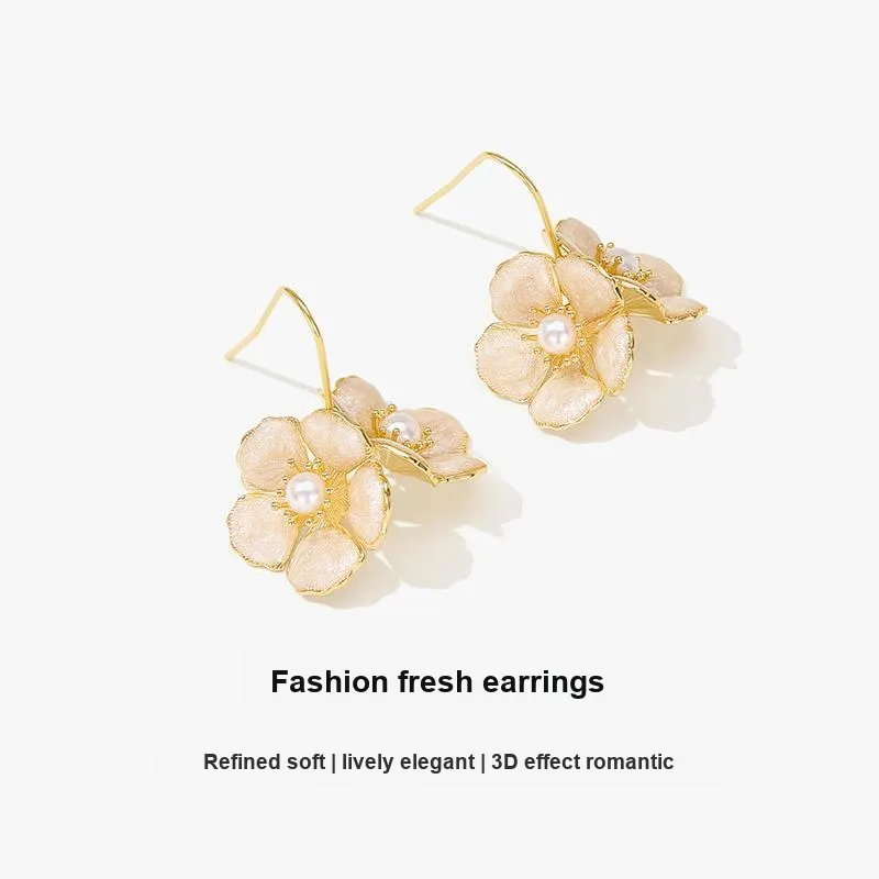 MCK Faux Pearl Earrings Women's-4