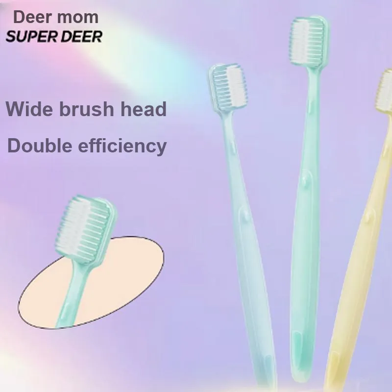 FAWNMUM Jelly Soft Bristles Toothbrushes Cleaning-1