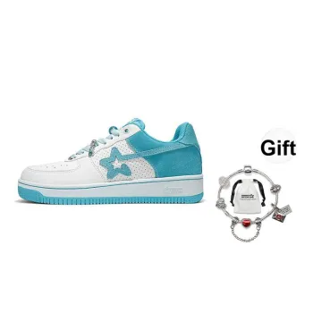 RIPSTAR Anti Slip Wear Resistant Low Top Skateboard Shoes Unisex Mint Smoothie