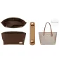 City33 Milk Tea Shoulder Strap Pad 20.5cm+Brown Liner