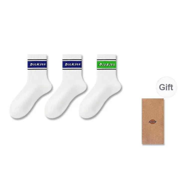 Dickies Fashionable Comfortable Moisture-Wicking Breathable Fall And Winter Crew Socks Unisex-18