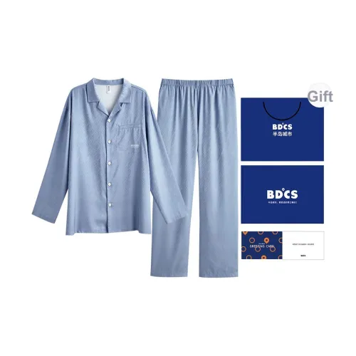 Peninsula City SS24 Пижамный комплект Мужской Gift Box Set Зеркально-синий