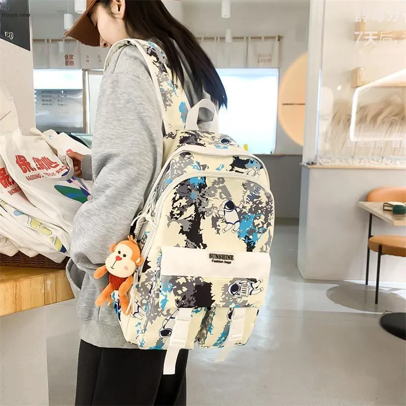 WICKBUEN Nylon Backpack Unisex Multicolor-15