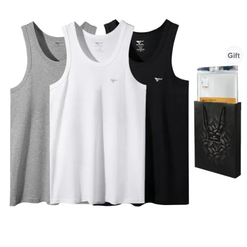 SEPTWOLVES Tank Tops Men's Combo Set With Shopping Bag