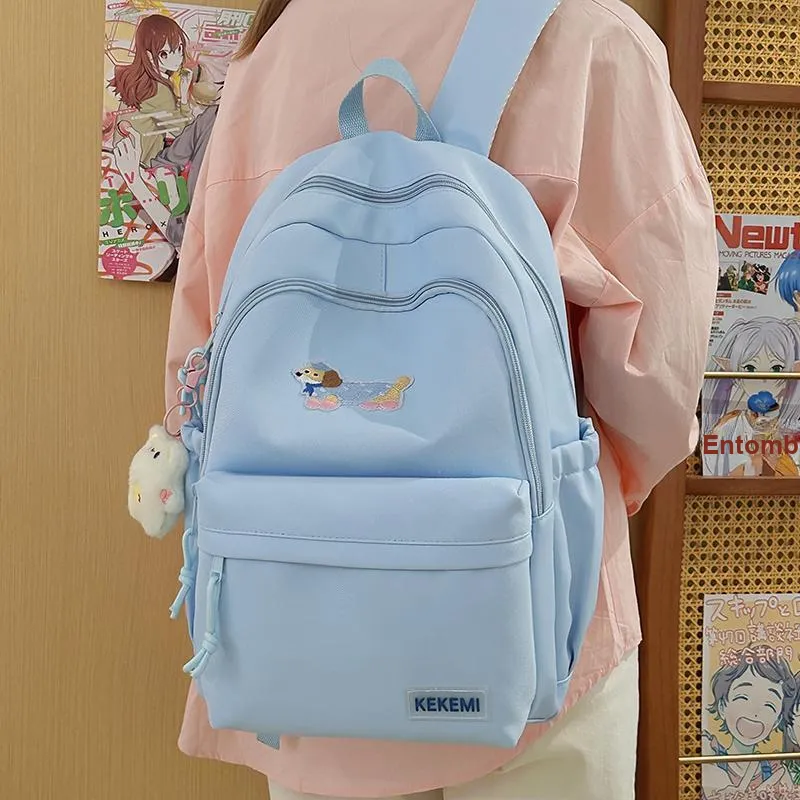 Wolfhorse Polyester Backpack Unisex Multicolor-22
