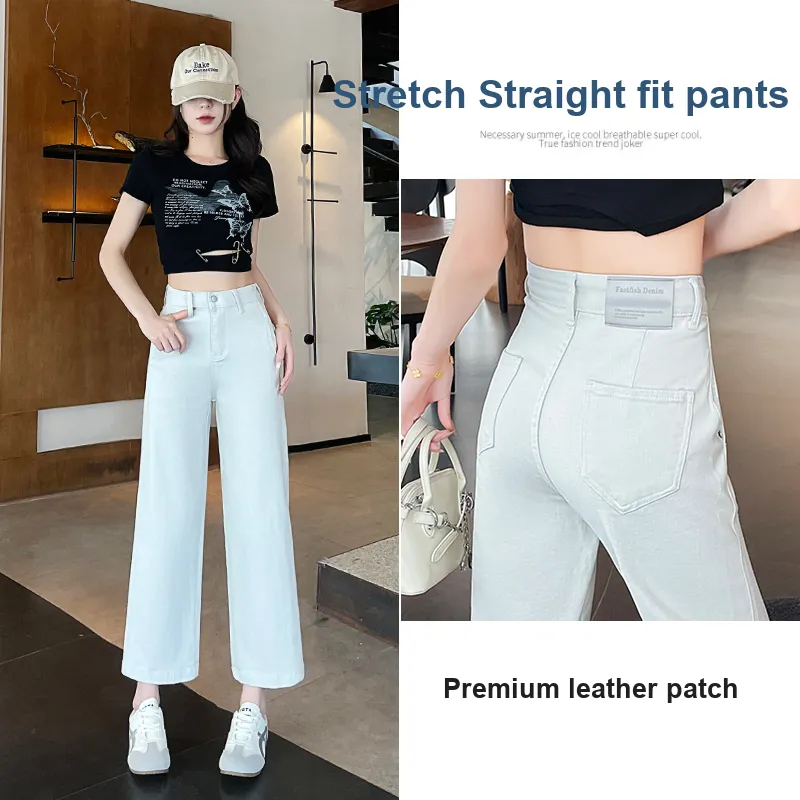 Mu Xiao Xin Jeans Women's Moonlight Gray-2