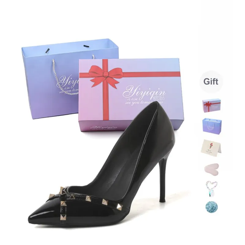Take The Qin Slim Heel High Heels 8cm Women's-16