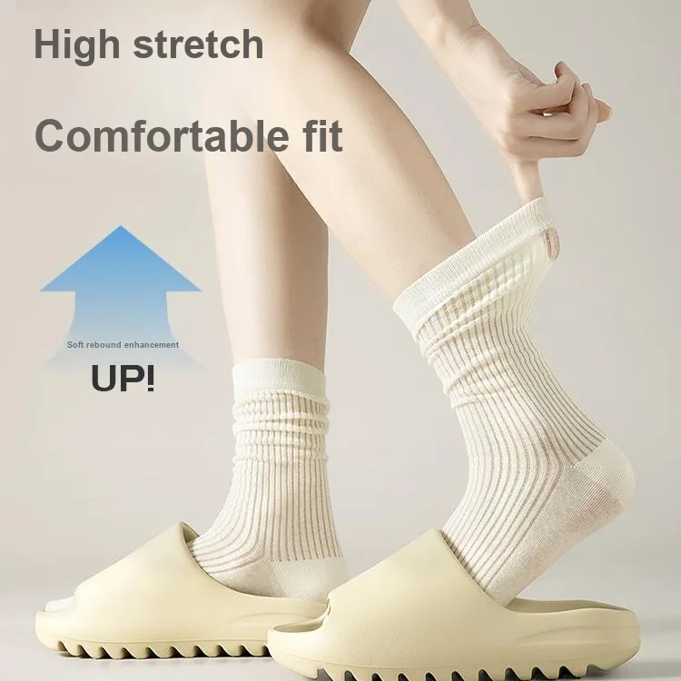 Urban Beauty Mid Calf Socks Women's 5 Pack-2