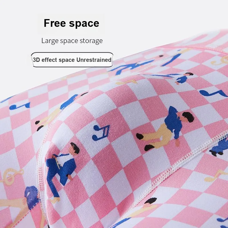 Qiao Ni Tong Underpants Men's 3 Pack-4
