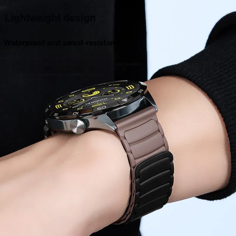 CHRROTA Watch Band Huawei Compatibility Silicone Material-2