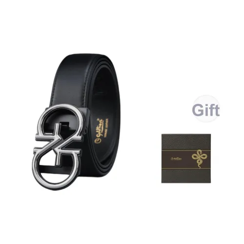 GOLDLION Корова Голова Разделенный Кожаные ремни Мужской 3,5см