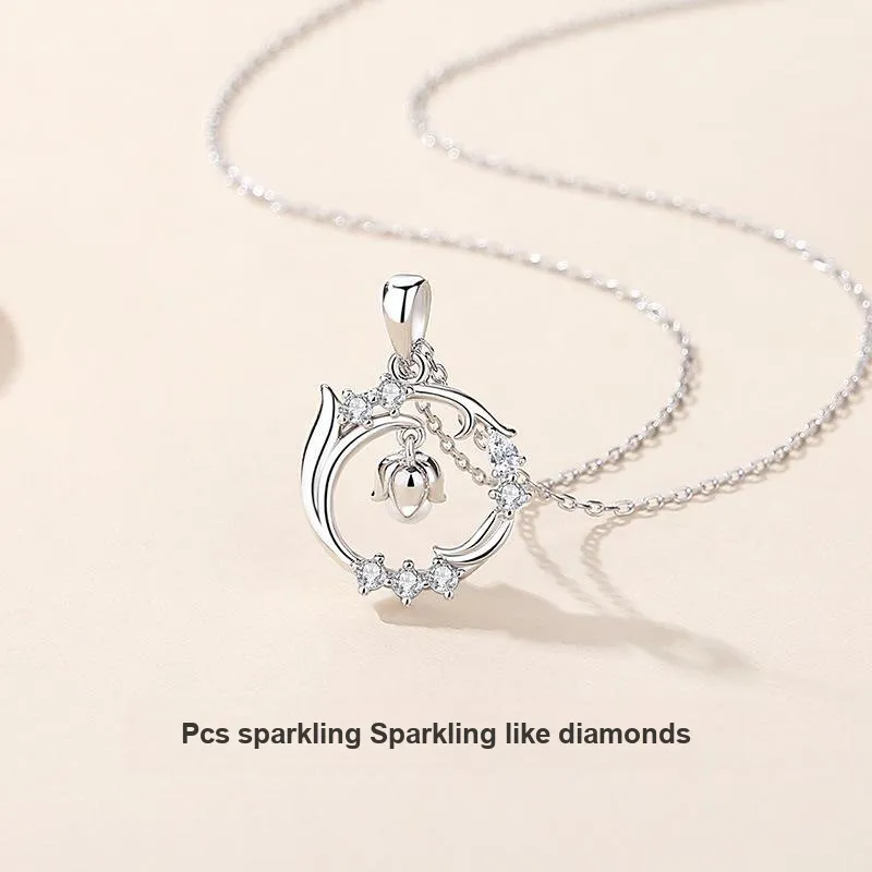 LAA 925 Sterling Silver Necklaces Women's-3