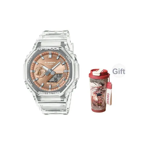 CASIO BRIGHT METALLIC DIAL Collection Кварцевый механизм Часы Унисекс Апельсин Циферблат часов