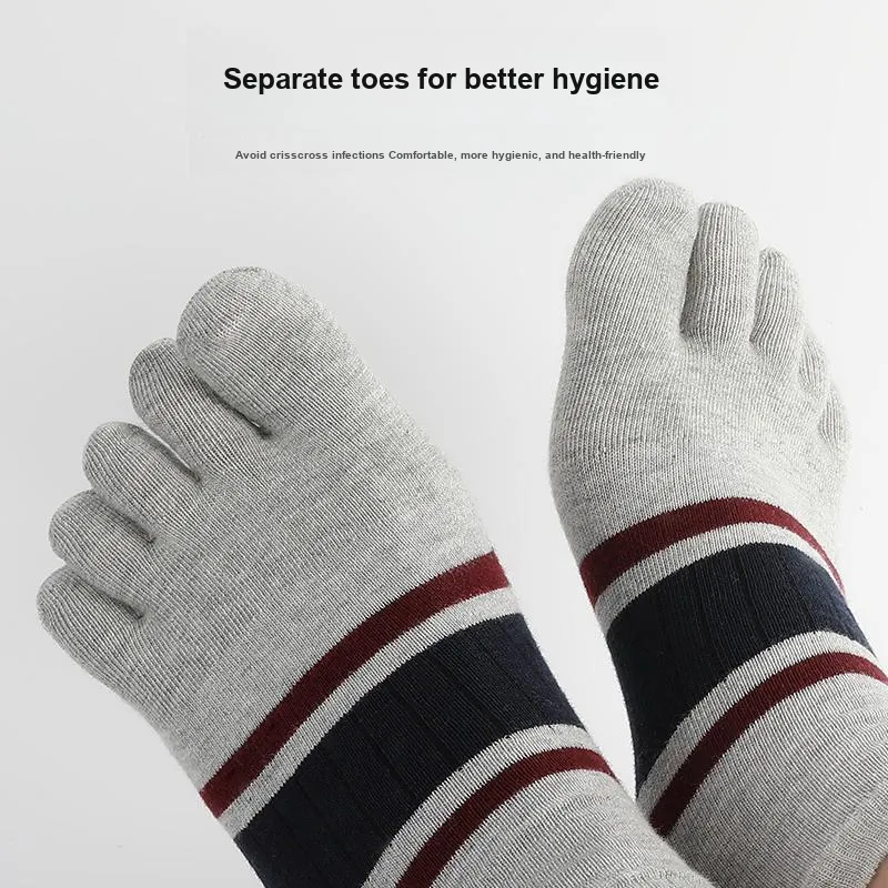SEPTWOLVES Mid Calf Socks Men's 5 Pairs Gift Box Sets+Shopping Bag-18