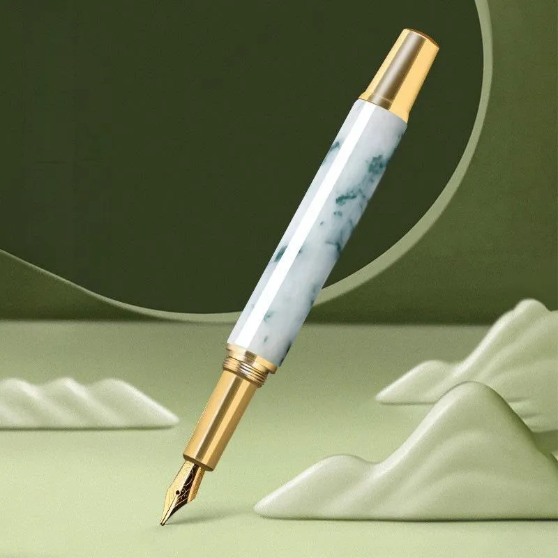 Jade Is Boundless Glutinous Jade Jadeite Stylus Unisex-1