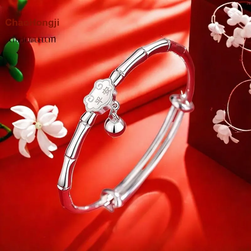CHAOHONGJI S 999 Fine Silver Sterling Silver Bracelets Unisex-2