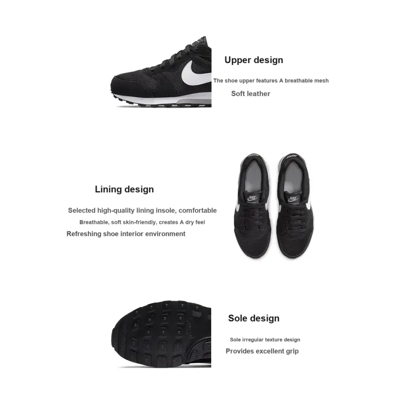 Nike MD Runner 2 Black White GS-1