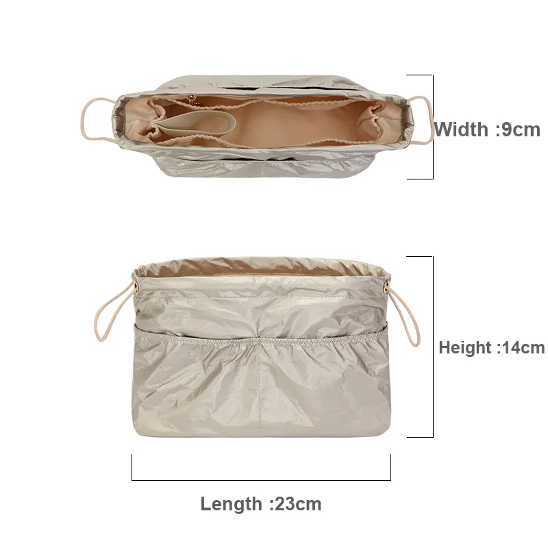 Tide DuPont Paper Bag Accessories Beige/Coffee/Gray-2