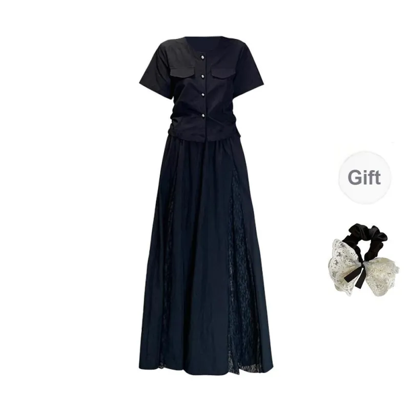 PAVEA Two Piece Skirt Sets Women's-6