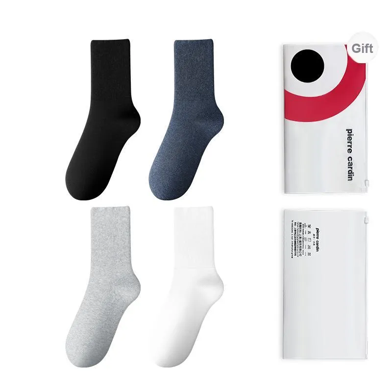 PIERRE CARDIN Knee High Socks Men's 4 Pack-3