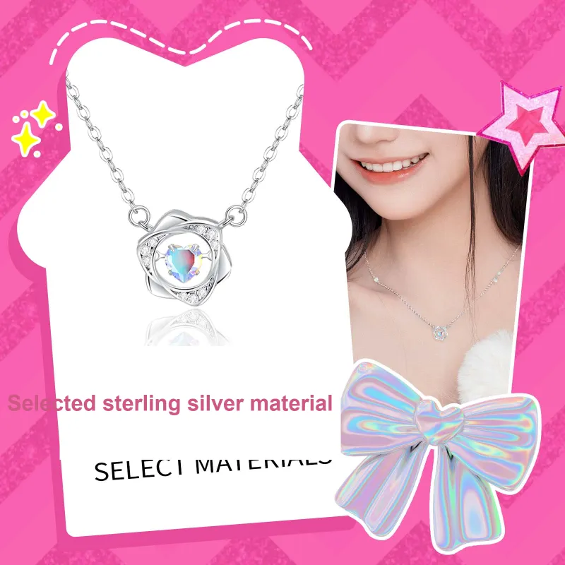 Barbie Sterling Silver Necklaces Women's-2