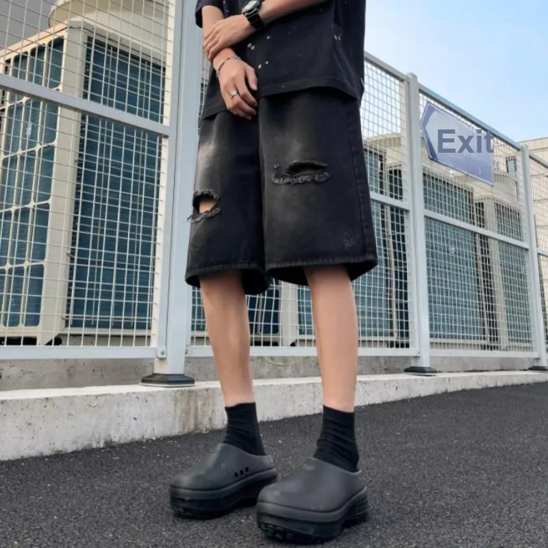 OKPI Denim Shorts Unisex-4