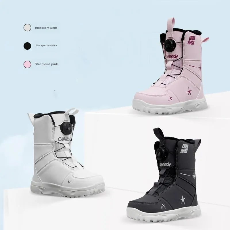 Snow Know The Answer SKTA x CHANRICH Single Snowboard Ski Boots Kids'-2