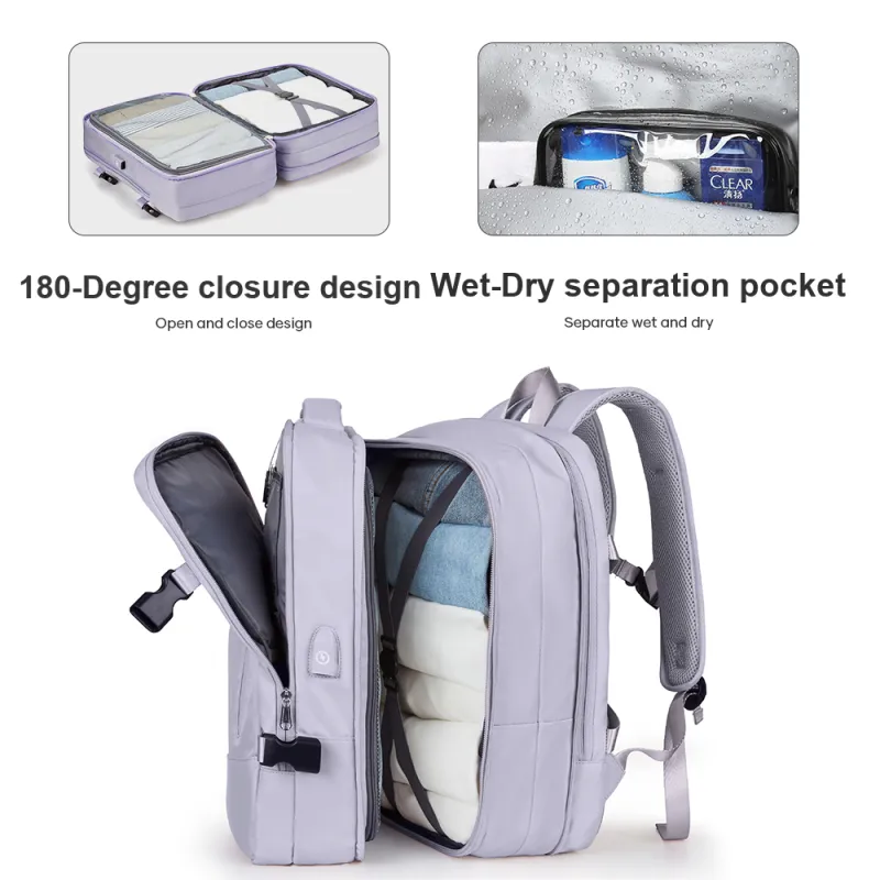 QING QI ZHE Fabric Travel Bags Backpack Regular Unisex Multicolor-67