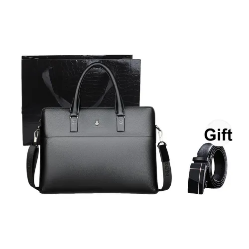 NATTY Сумка через плечо из натуральной коровьей кожи мужская черная