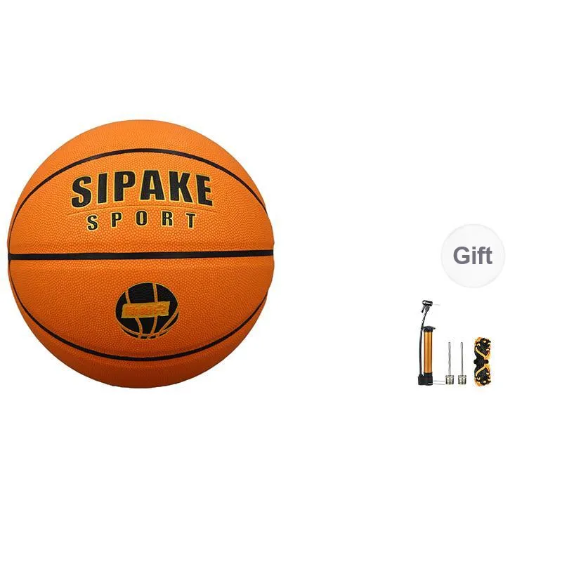 SIPAKESPORT Microfiber Leather Basketball Orange Training Competition Unisex-0