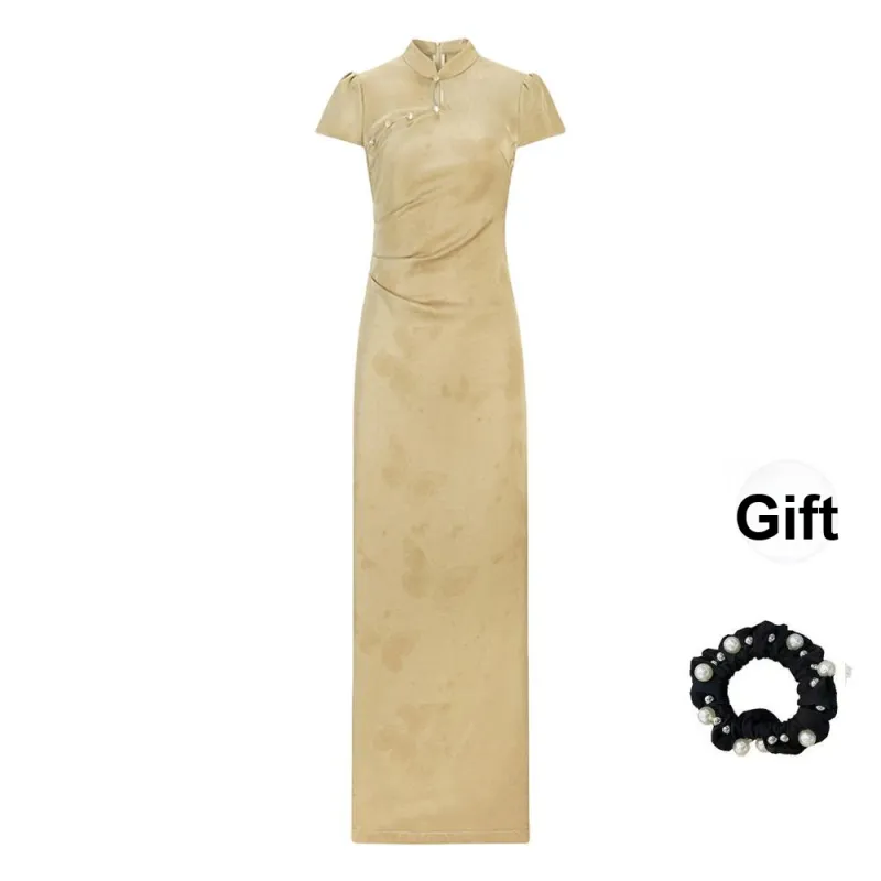 Fashion Short Sleeved Dress Women's-0