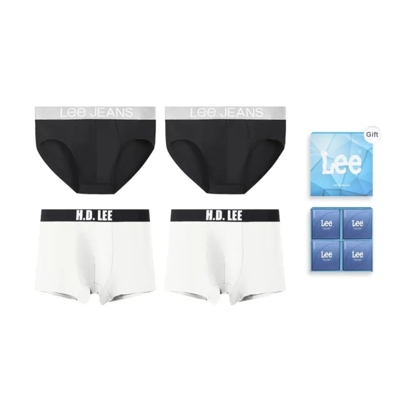 Lee Xline Underpants Men's 4 Pack Gift Box Set-0