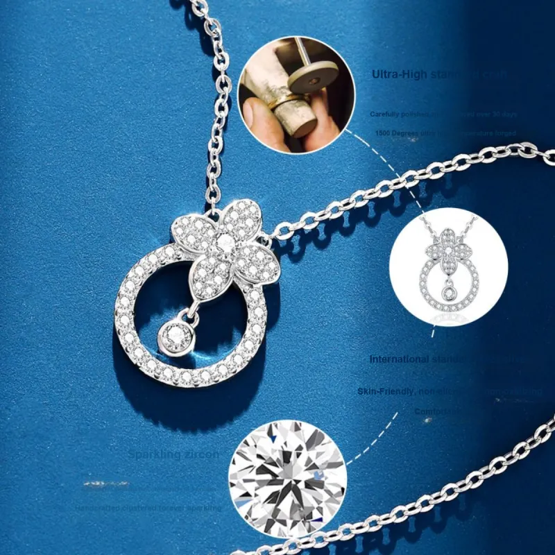 CHAOHONGJI S925 Silver Necklaces Women's-2