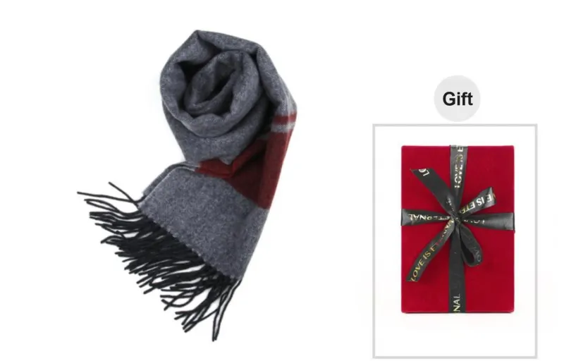 MUSTKOO Knit Scarves Men-1