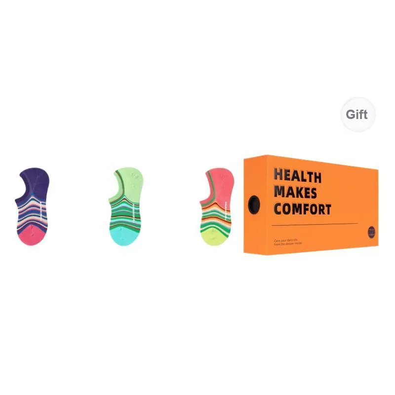 Vine Color No Show Socks Women's 3 Pack-20