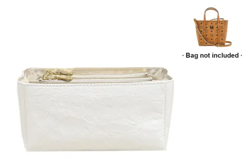 Ingenuity Handmade Bag Straps White Mcm Basket Bag Exclusive Liner