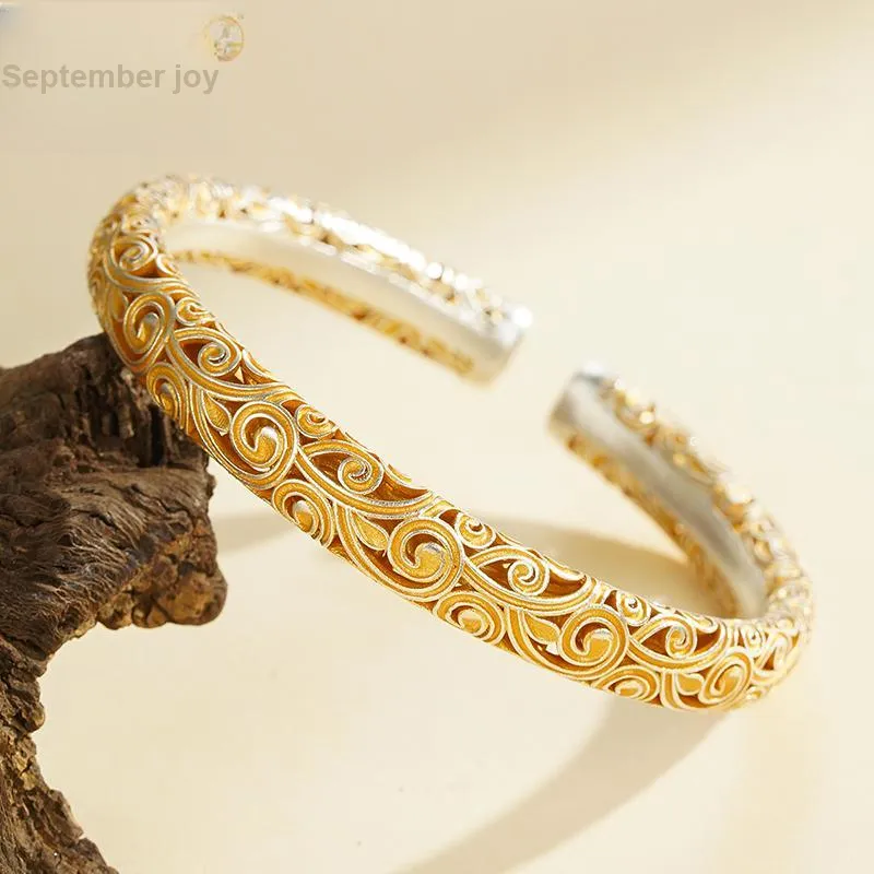 Nine Music 999 Fine Silver Bangles Women's-2