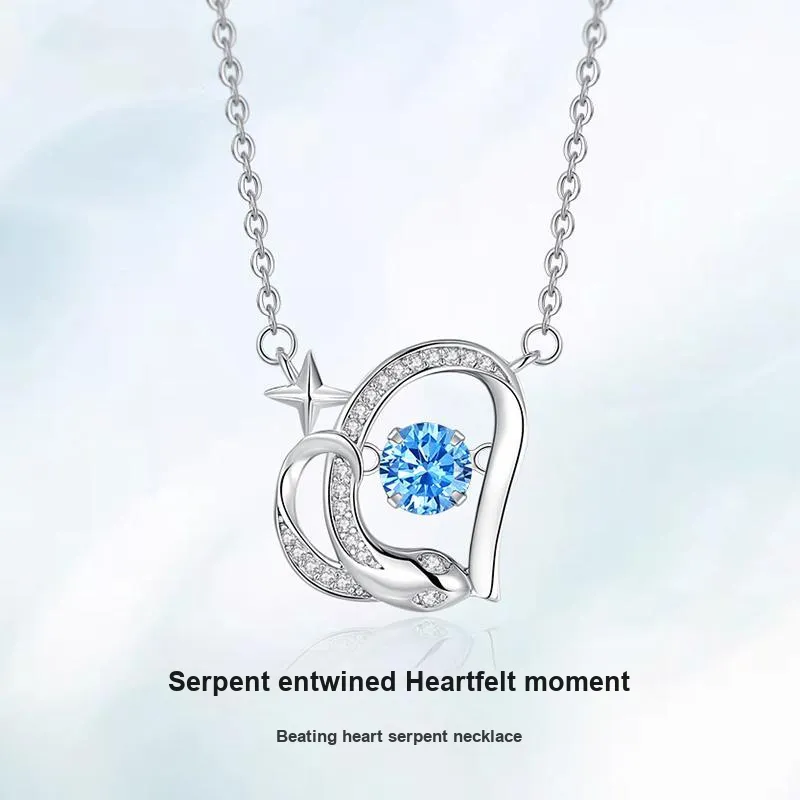 PARAS KORS S925 Silver With Zircon Necklaces Women's-2
