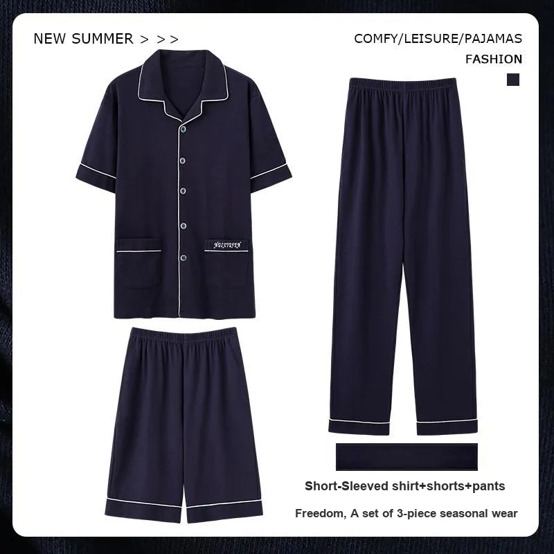 Mulong family Men Pajama Sets-1