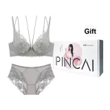 Earth Gray Bra+Underpants Set