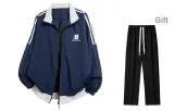 Navy Blue (Comes with Straight Fit Casual Pants)