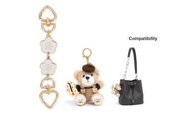 Lan Bao Fan Alloy Bag Accessory Women's Gold