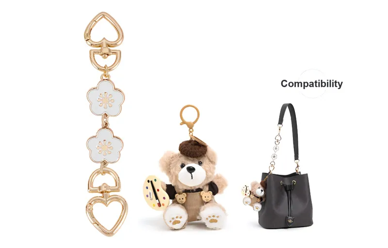 Lan Bao Fan Alloy Bag Accessory Women's Gold-0