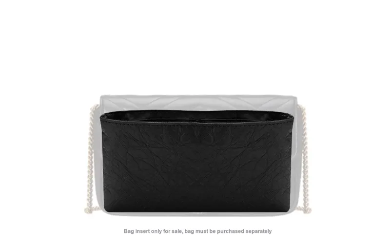 Lan Bao Fan Cow Leather Bag Insert Women's Ecru/Black-117