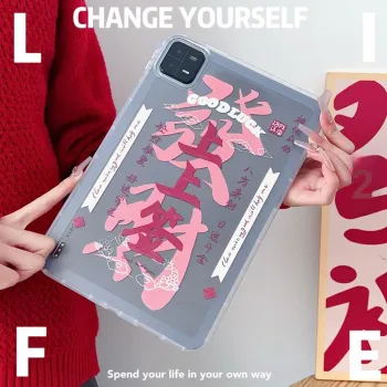 MAYGI TPU Chubby Girl Painted Cartoon Phone Case Compatibility  Xiaomi Pad 6/Pad 6 Pro Tablet Protective Cases