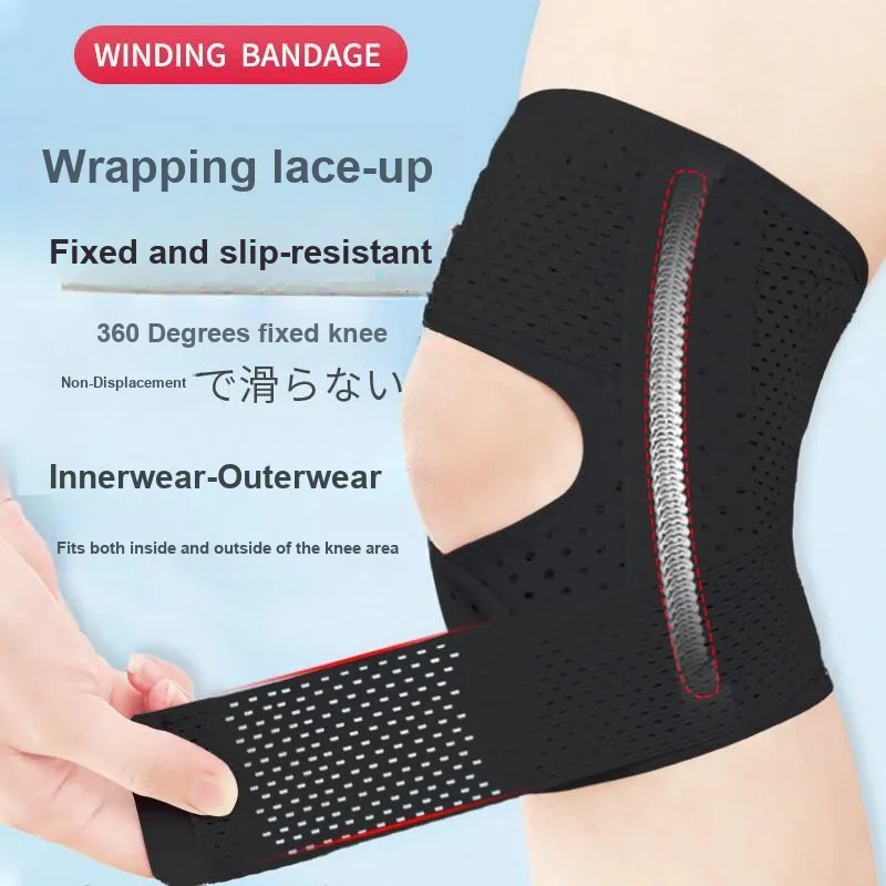 NAILEKESI Knee Pads Polyester Running Fitness Unisex-9