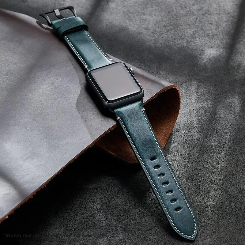IStrap Apple Compatibility Watch Band 120+80mm Cowhide Leather Material-18