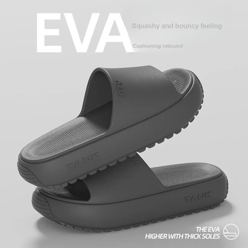 Warm Edge Platform Slippers Summer Home Indoor Minimalist Style Slippers For Students And Dormitory Use-11