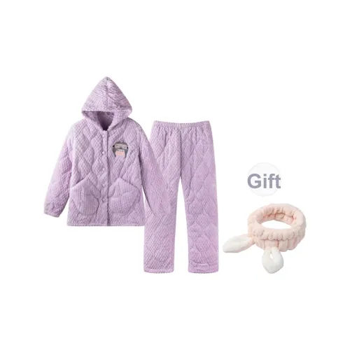 Maultiay Пижамный комплект Осенний и Зимний Женский